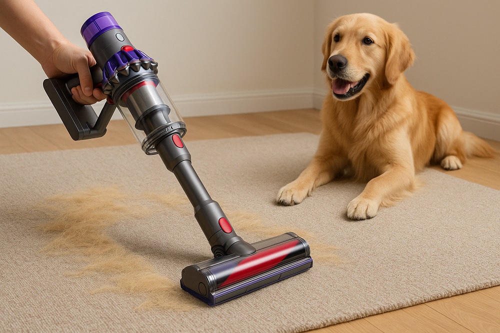 カーペットで犬の毛を吸うためのダイソン掃除機のクリーナー選び