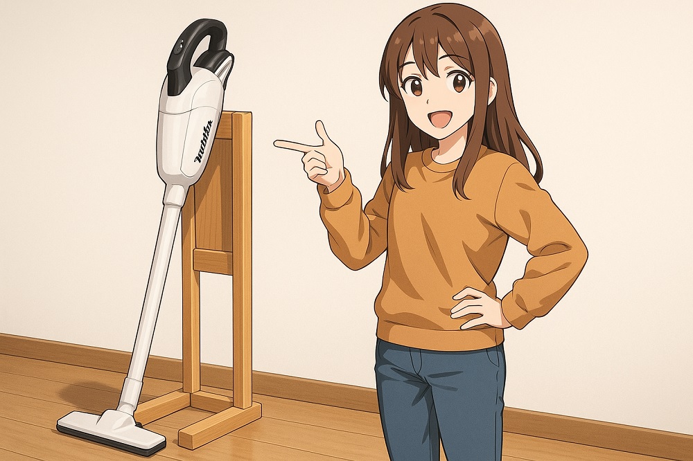 DIY初心者でもできるマキタ掃除機スタンドの作り方