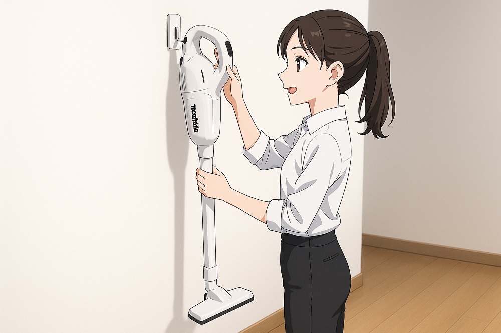マキタ掃除機を浮かせる収納術をマスターしよう