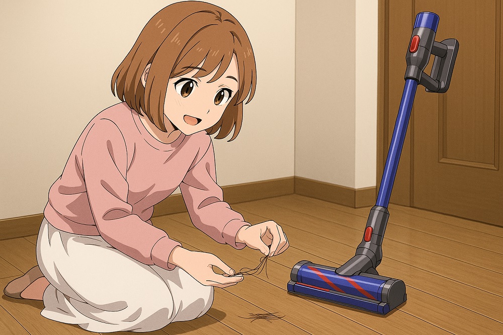 ダイソン掃除機で髪の毛が絡まないようにするには