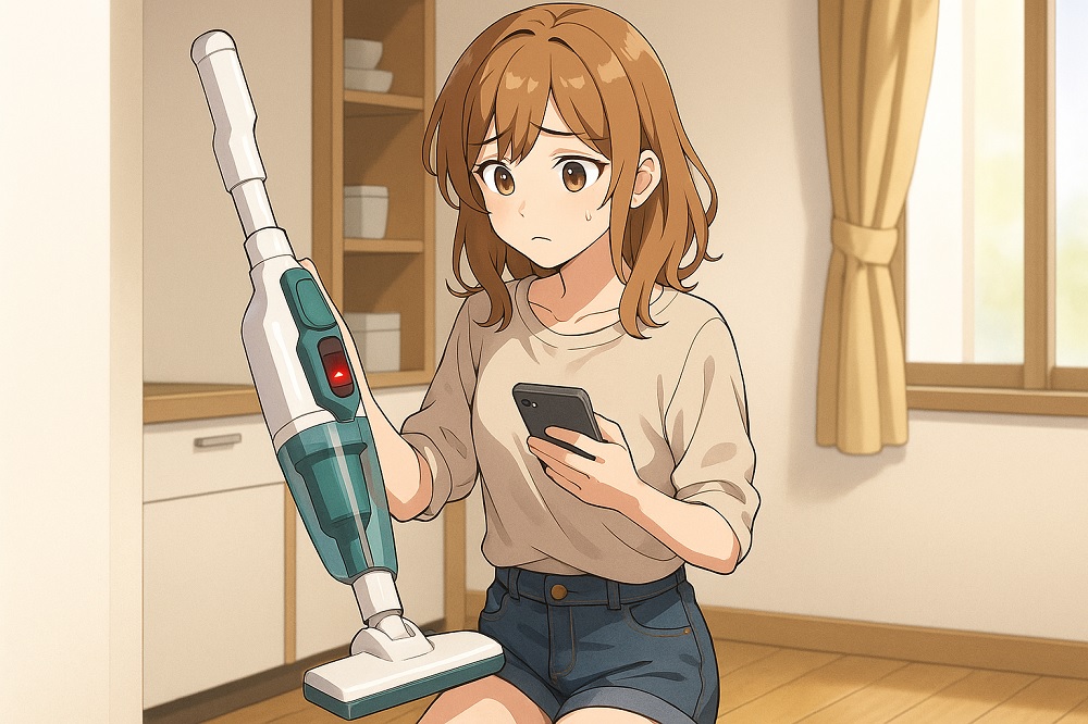 マキタ掃除機で充電不可サインが点滅したときの対処法