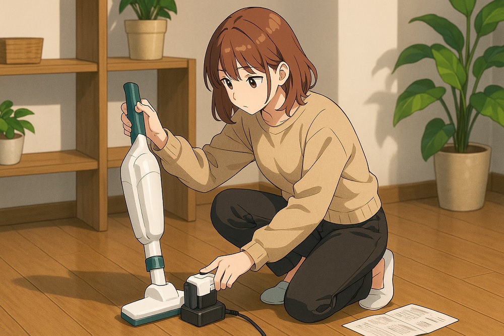 マキタ掃除機の充電方法を再確認しよう
