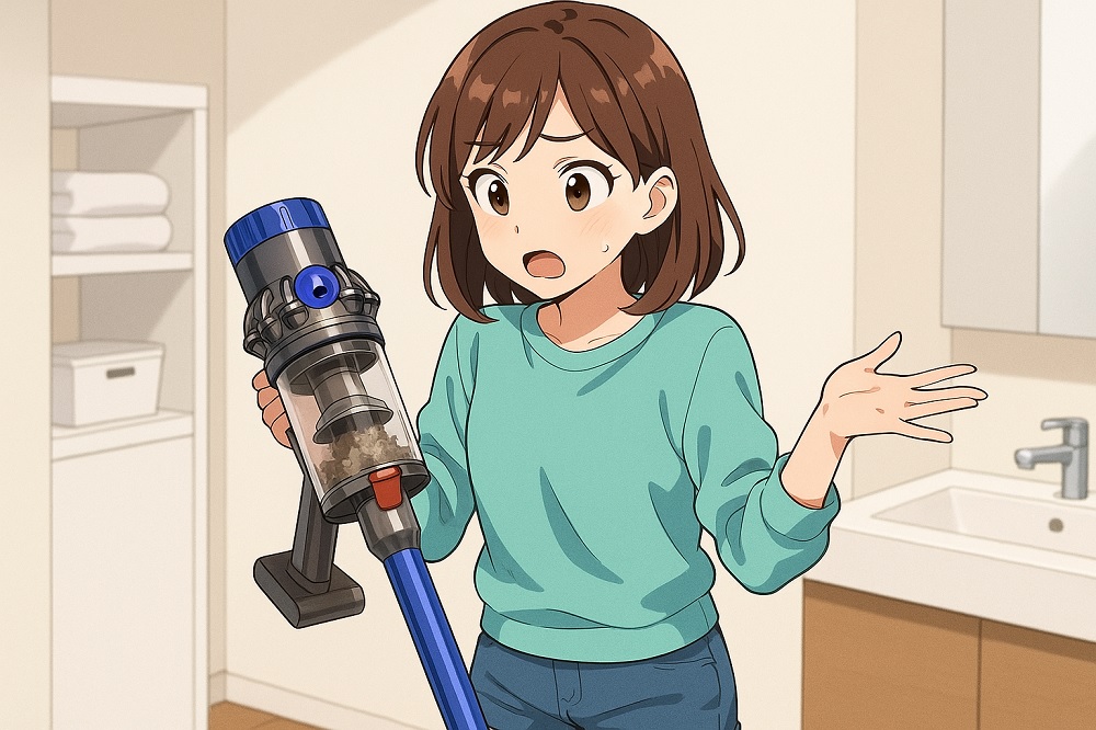 ダイソン掃除機の吸引力が弱くなる原因とは
