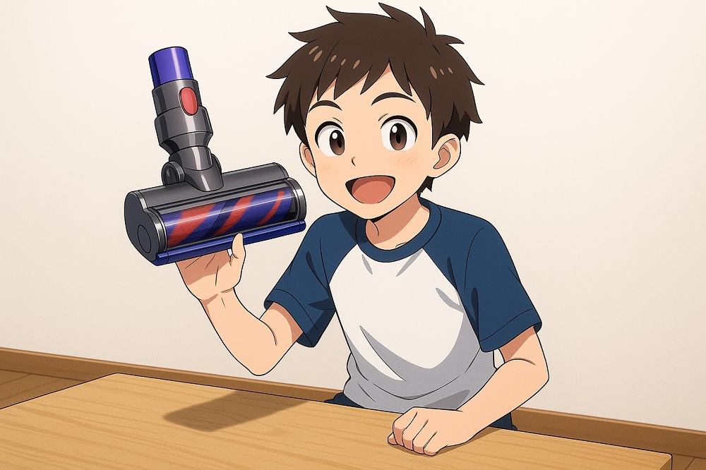 ダイソン掃除機で犬の毛が絡まる問題を解決するツール