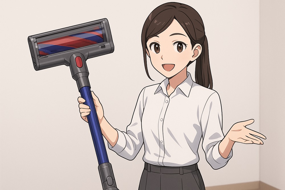 髪の毛が絡まないダイソン掃除機の機種を選ぶメリット