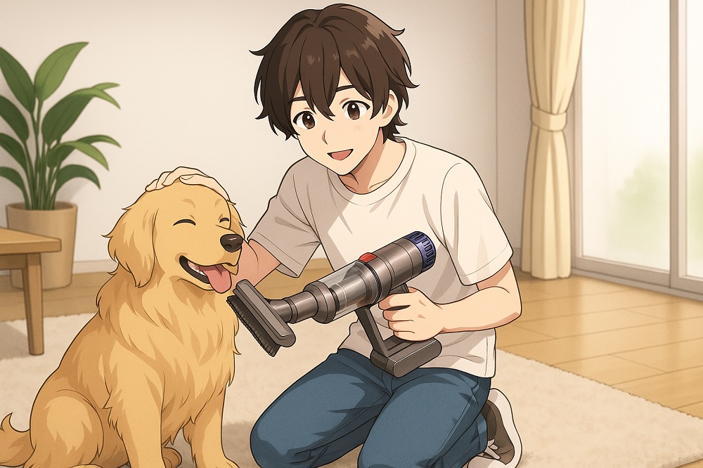 ペットグルーミングはダイソン掃除機のどの機種に対応している？