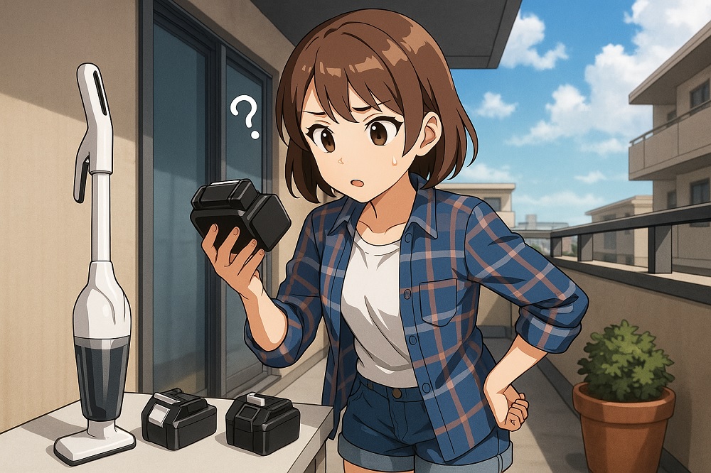 マキタ掃除機の失敗の原因はバッテリー選び？