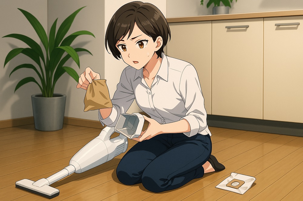 マキタ掃除機の紙パック式で吸わない理由と対策