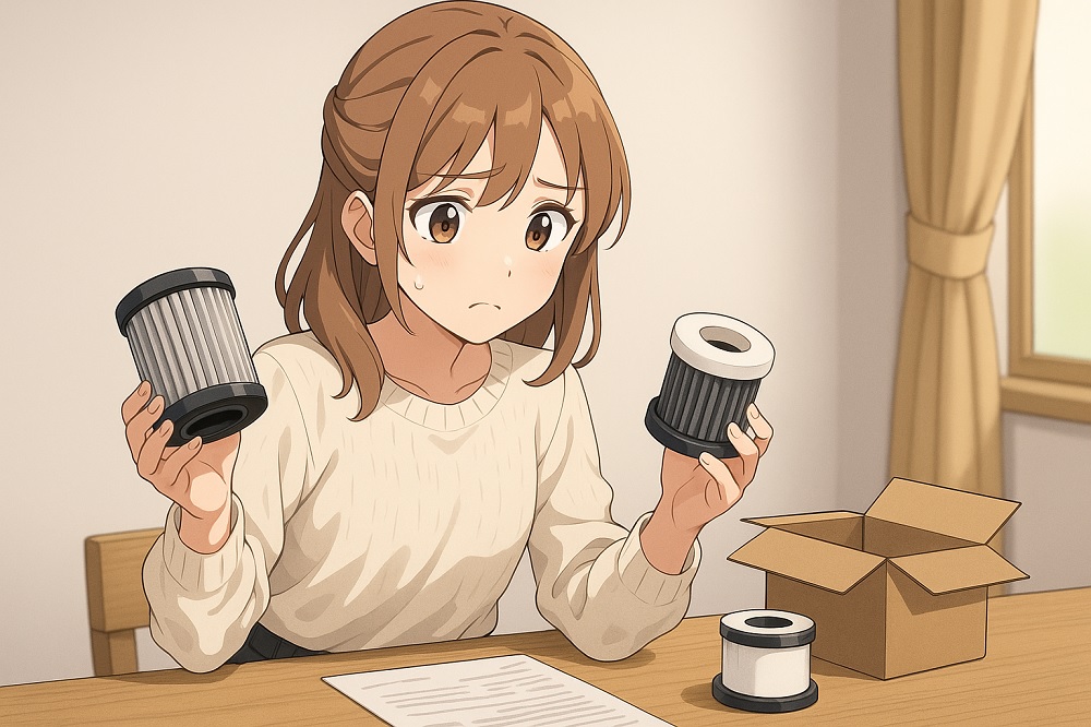 シャーク掃除機の互換フィルター購入の注意点