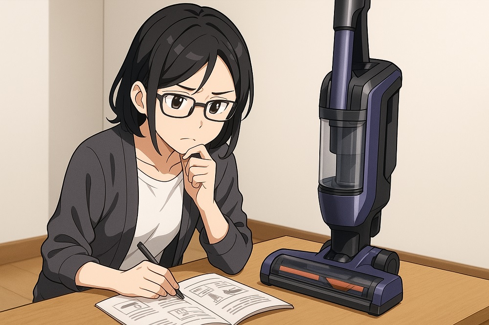 シャーク掃除機における故障との見分け方