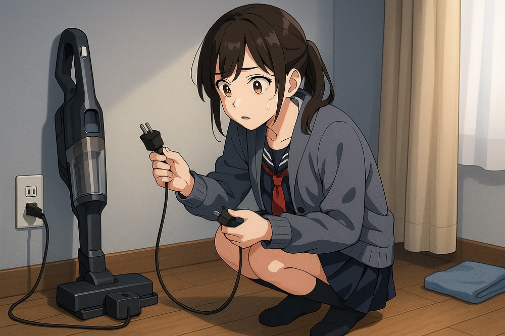シャーク掃除機のバッテリーが充電できない原因