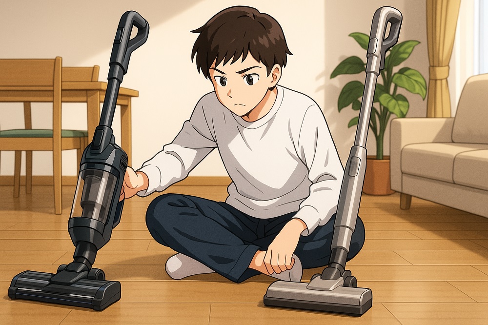 シャークとパナソニックの掃除機比較|コスパと機能性