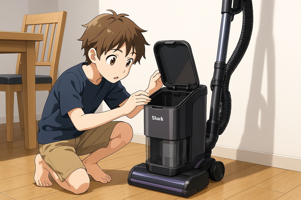 シャーク掃除機の自動ゴミ捨て機能の口コミ評価