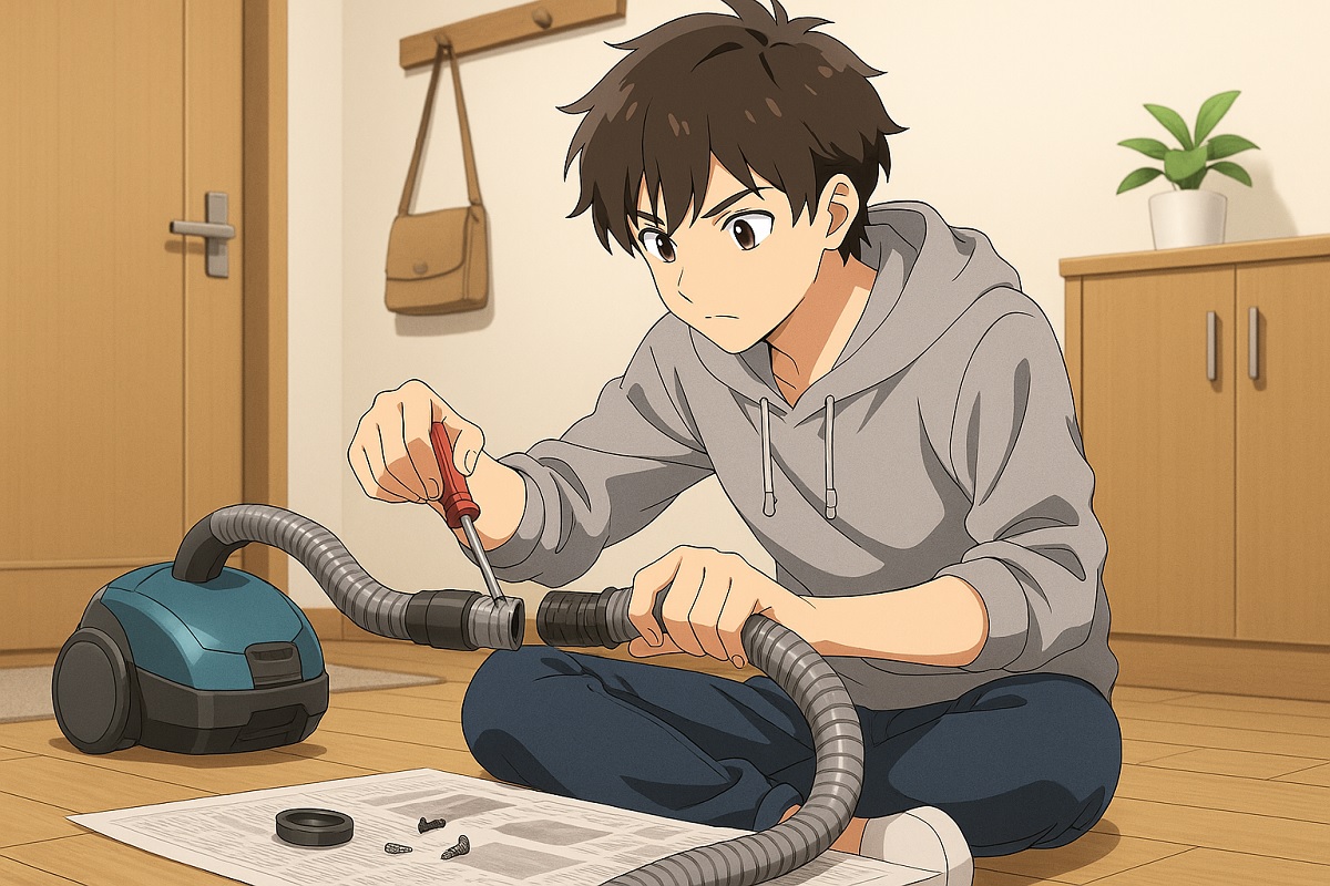 日立掃除機のホース交換の手順と注意点