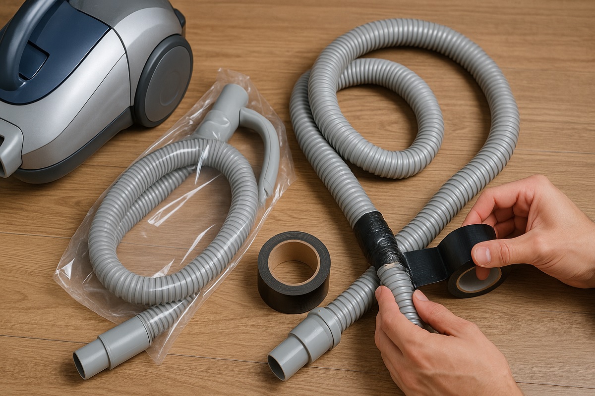 日立掃除機のホース破れを補修・交換する方法