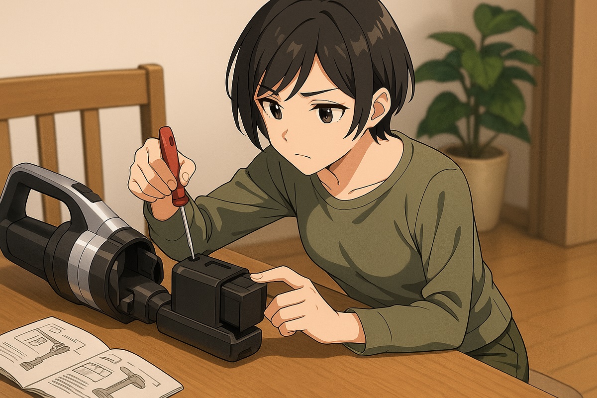 日立掃除機のバッテリー交換は自分でできるか？