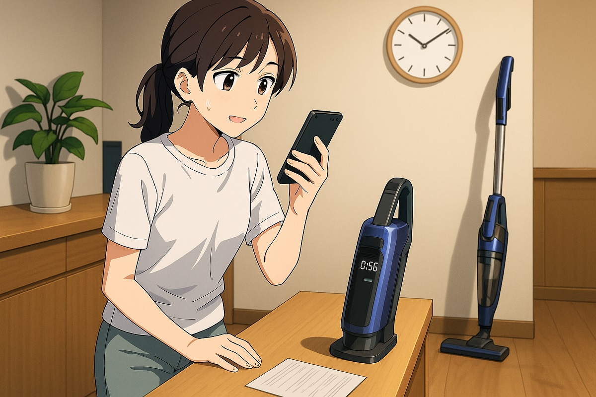 日立掃除機の充電時間と使用可能時間の関係