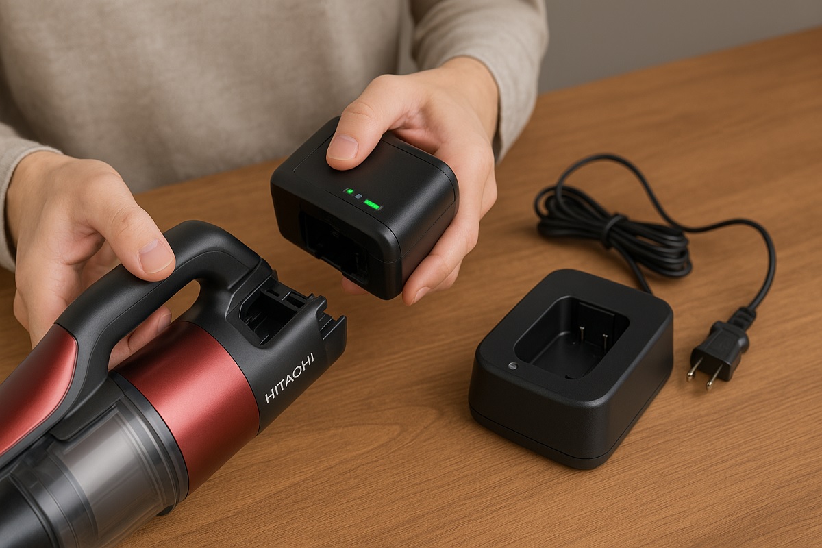 日立掃除機の充電がすぐ切れる時の交換・対策