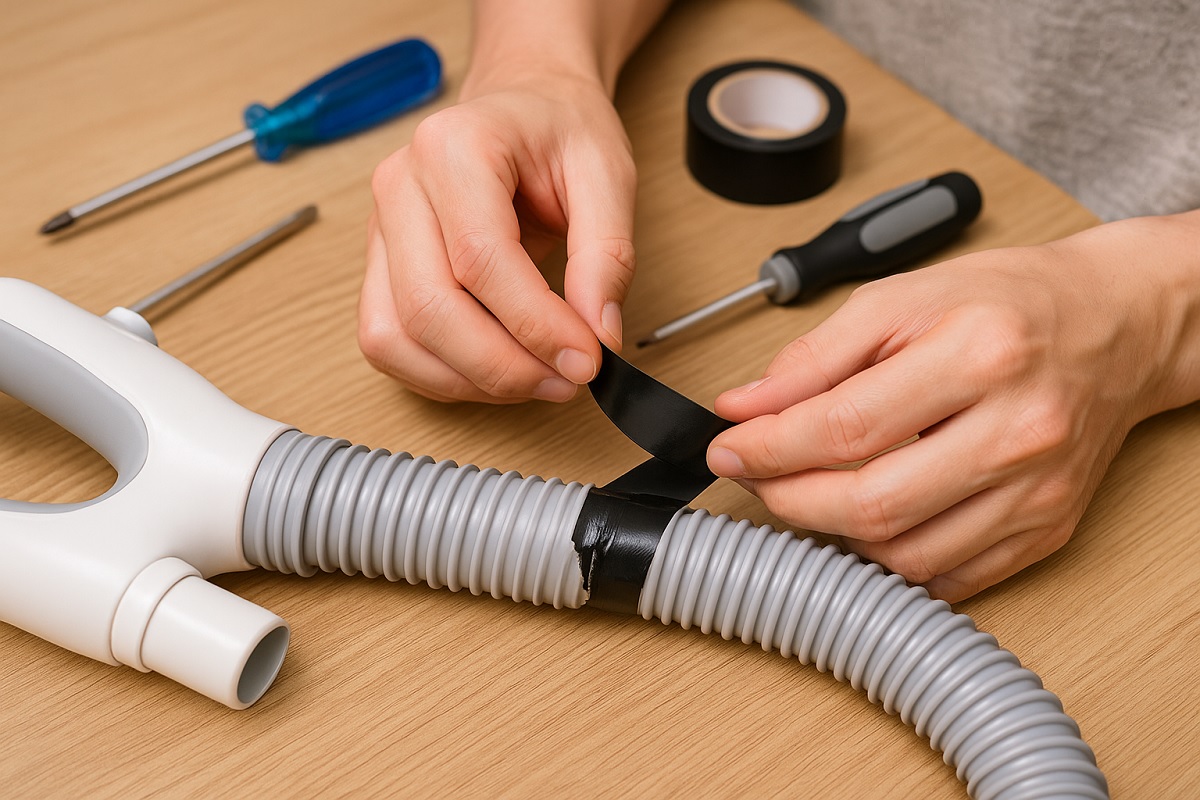 パナソニック掃除機のホース破れの対処法