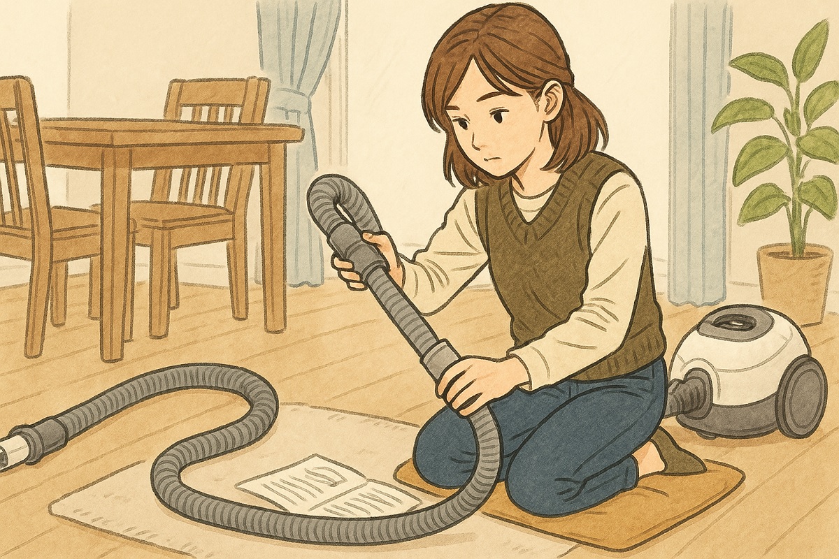パナソニック掃除機のホースの交換方法をわかりやすく解説