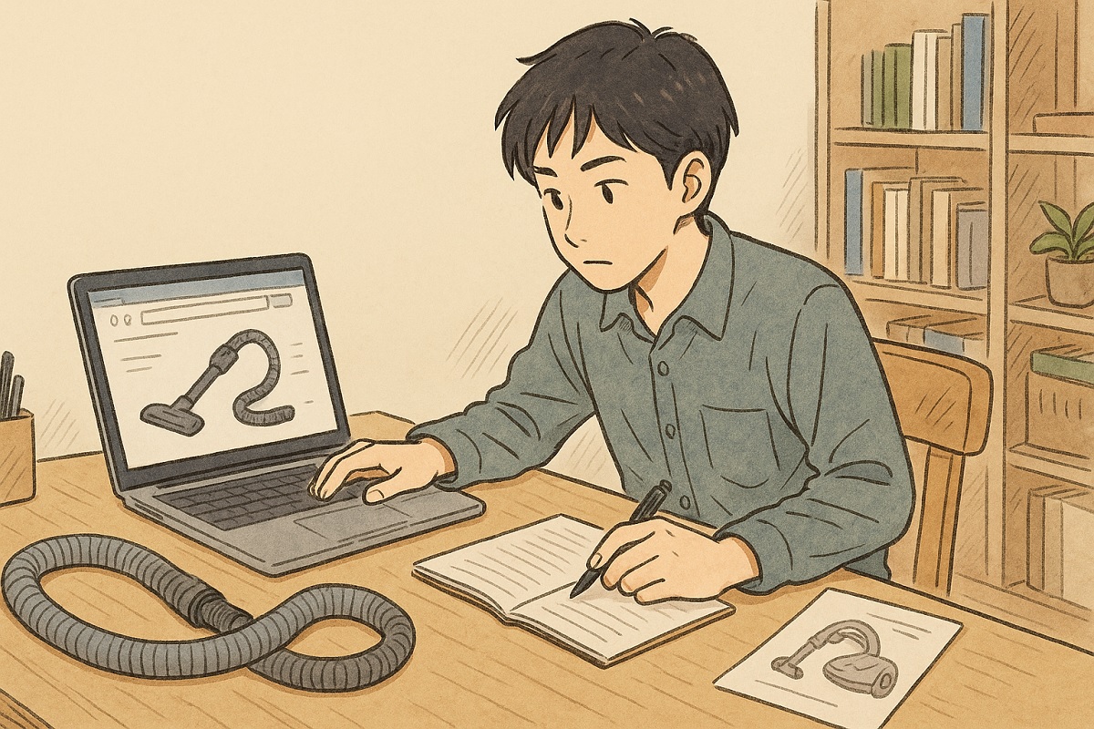 パナソニック掃除機のホース部品の取り寄せ方法と注意点