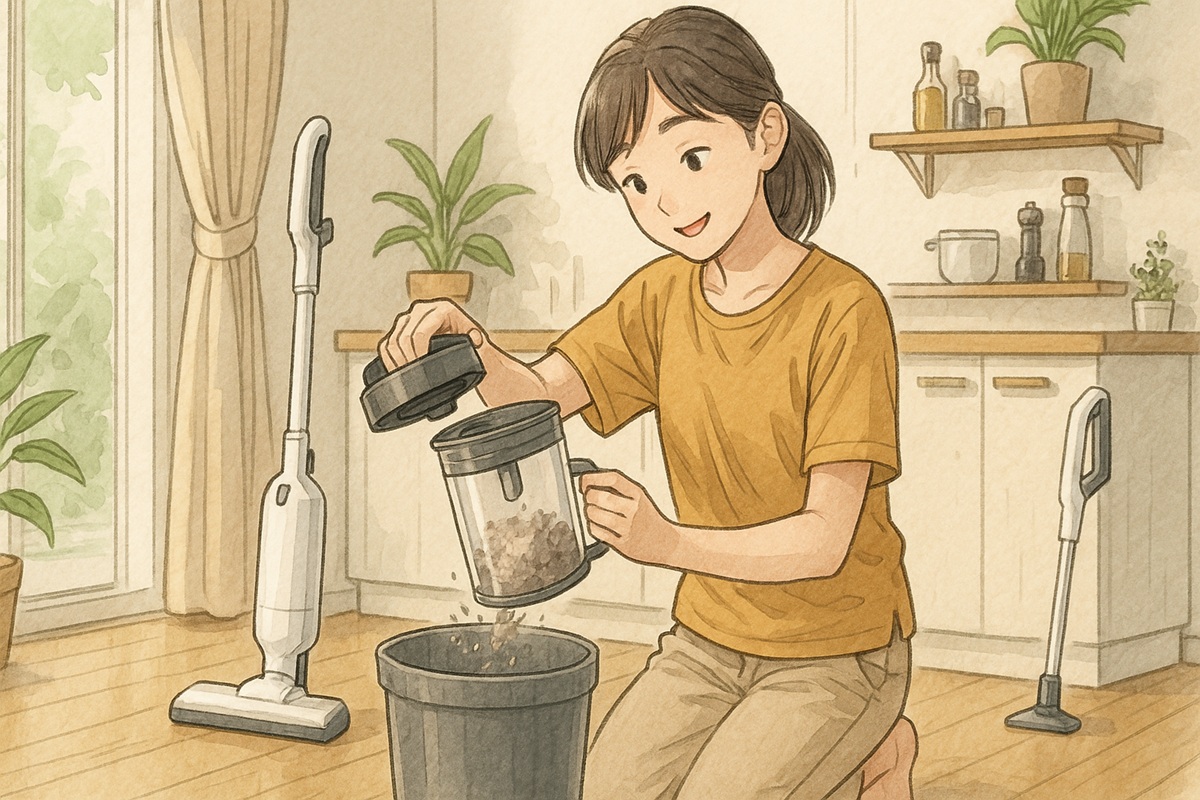 アイリスオーヤマ掃除機マジカリーナのゴミ収集の仕組みと使い勝手