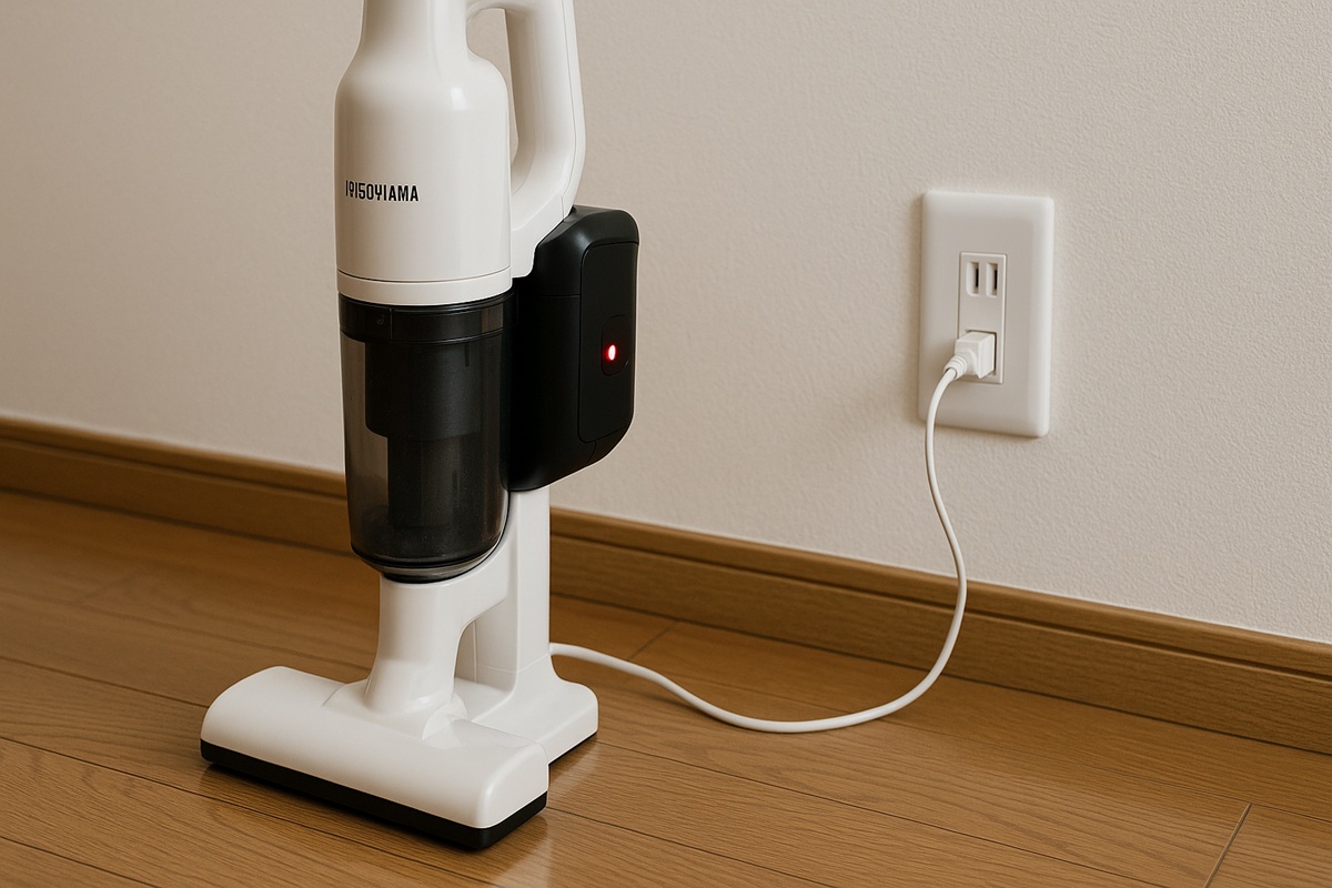 アイリスオーヤマ掃除機が充電できない時の確認点