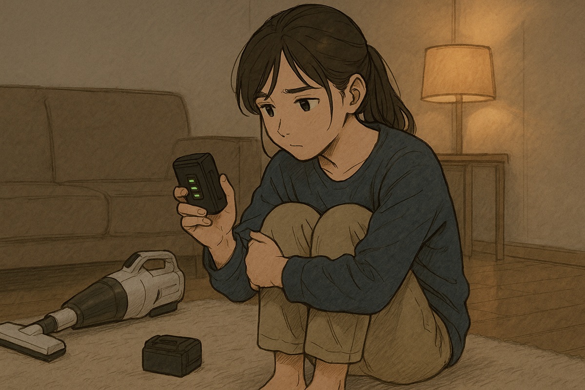 アイリスオーヤマ掃除機のバッテリー寿命の見極め方