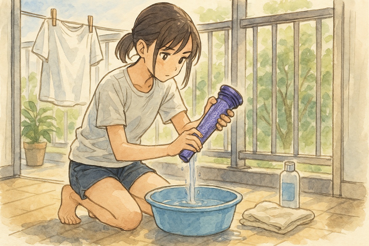 ダイソン掃除機のフィルターは水洗いできる?正しい洗い方