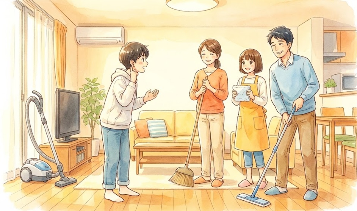 掃除機の音が苦手なことを家族に理解してもらい掃除を分担する方法