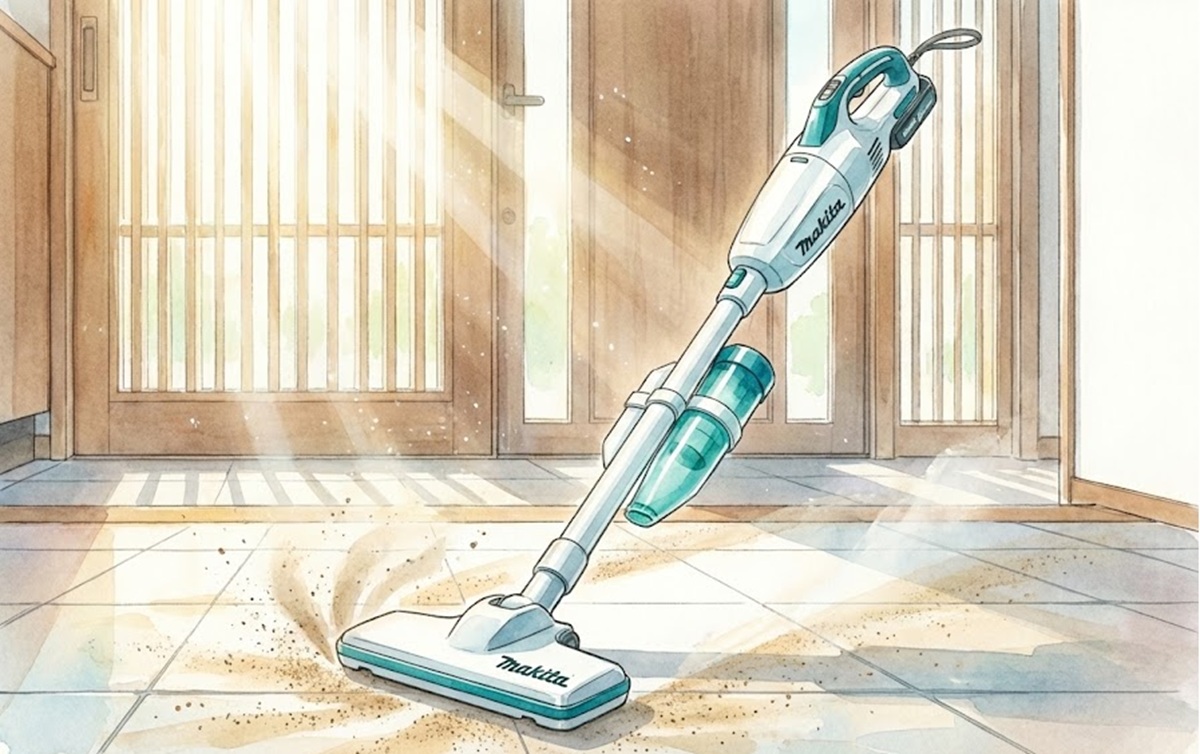 玄関掃除にはマキタの掃除機がおすすめな理由