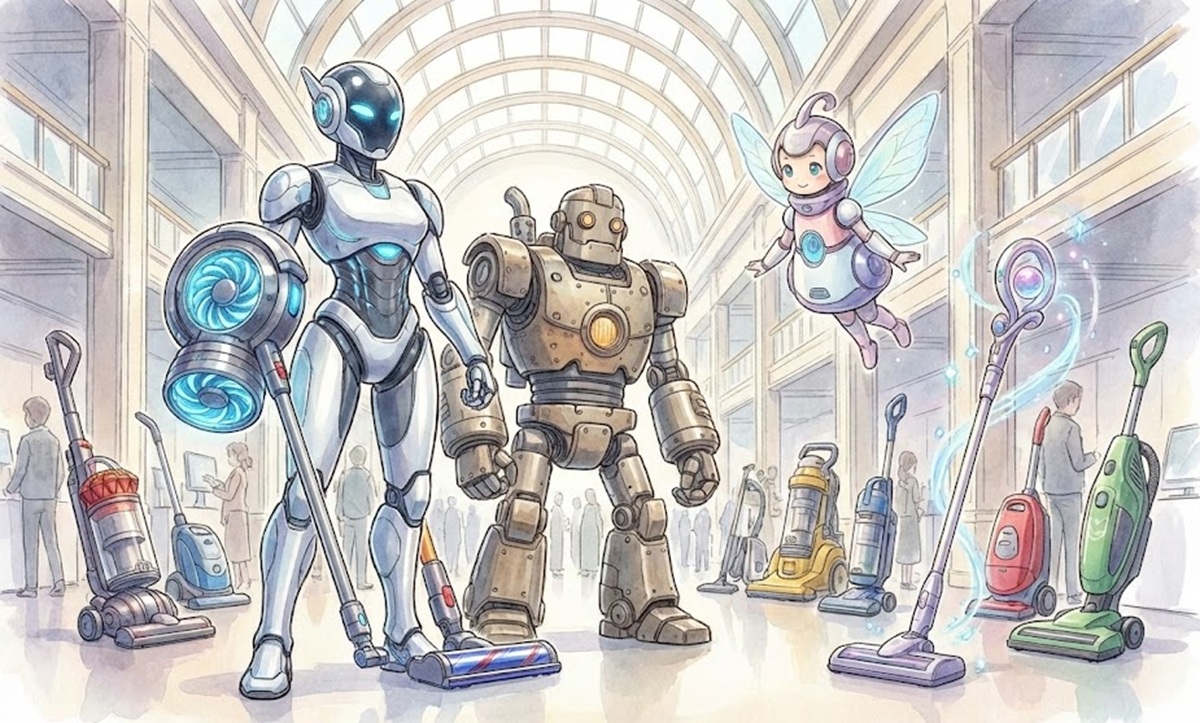 ダイソンなど主要メーカーの掃除機の特徴