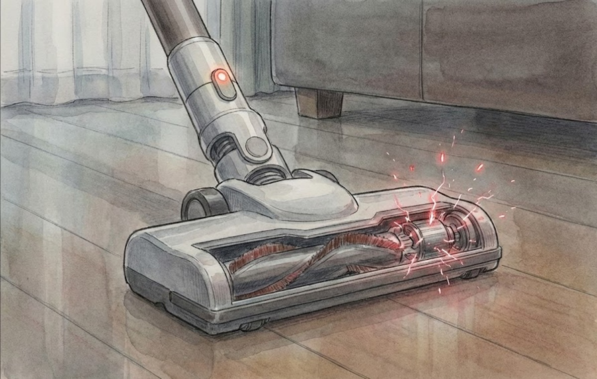 掃除機の電源を入れてヘッドが動かない時の危険性