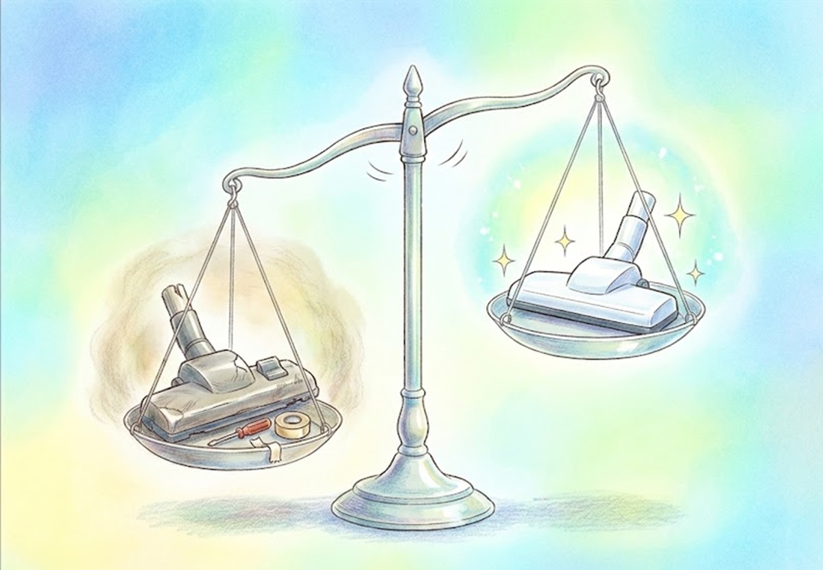 掃除機ヘッドの修理か買い替えか判断する基準