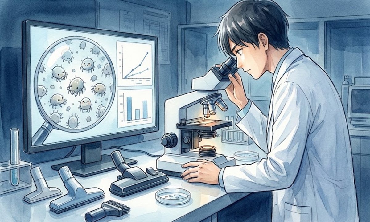 布団掃除で代用ノズルのダニ除去効果を検証した結果