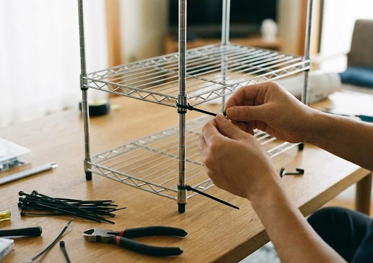 100均の結束バンドで掃除機スタンドの強度を高める手作りのコツ